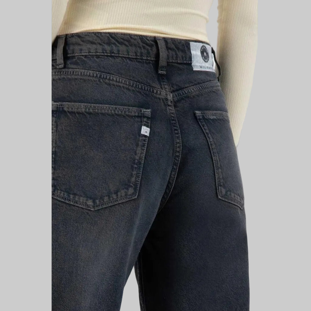 MUD JEANS Jeans WYDE SARA heavy black stone