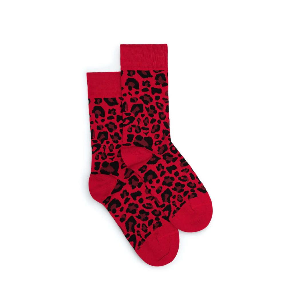 Socken RED LEOPARD