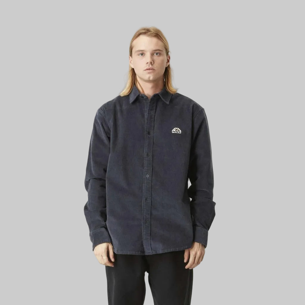PICTURE ORGANIC CLOTHING Hemd GRAFTONS darkblue