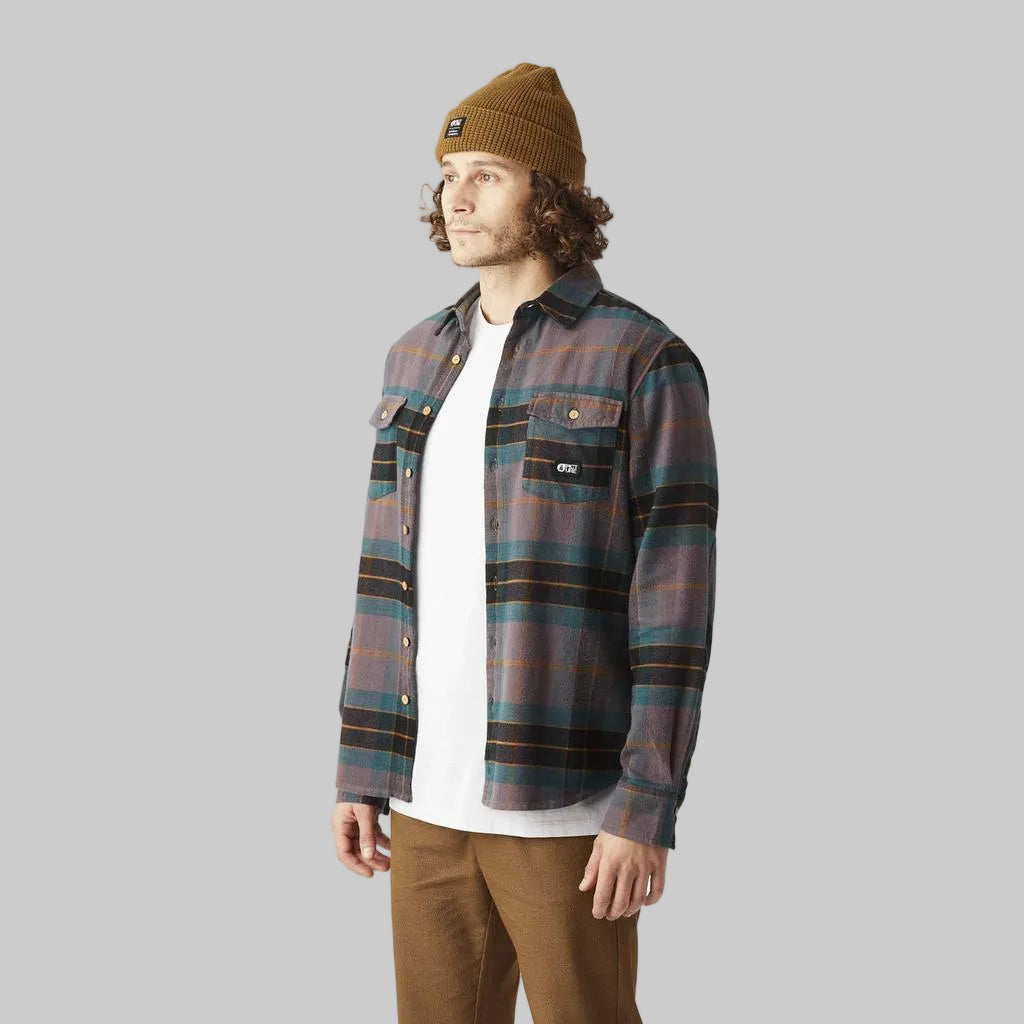 PICTURE ORGANIC CLOTHING Hemd HILLSBORO deep water