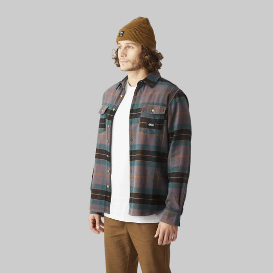PICTURE ORGANIC CLOTHING Hemd HILLSBORO deep water