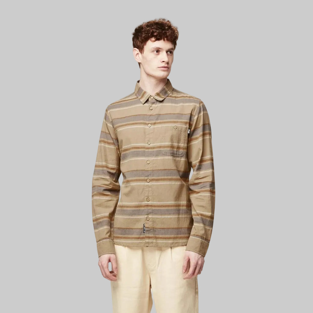 PICTURE ORGANIC CLOTHING Hemd TAHUPO dark stone