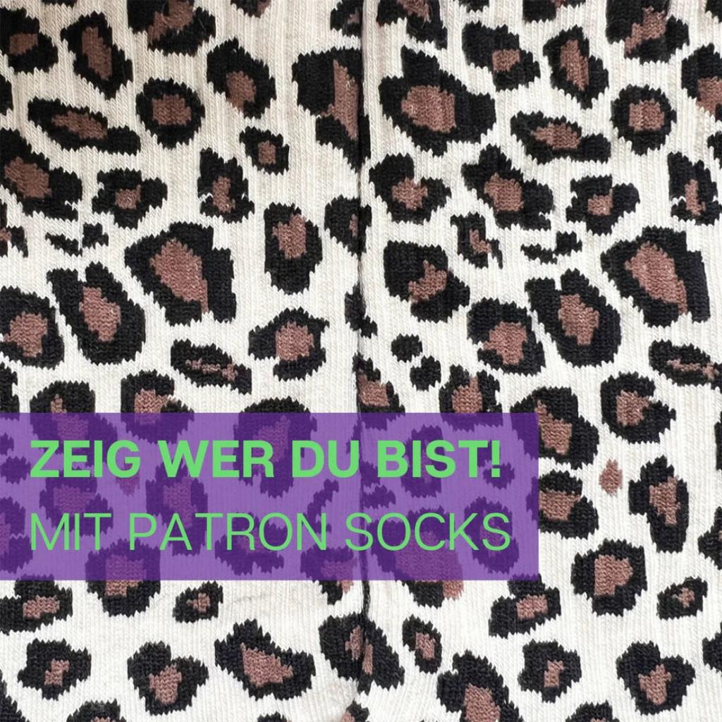 Socken Leopard Crew Socks
