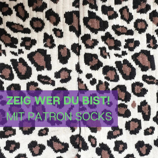 Socken Leopard Crew Socks