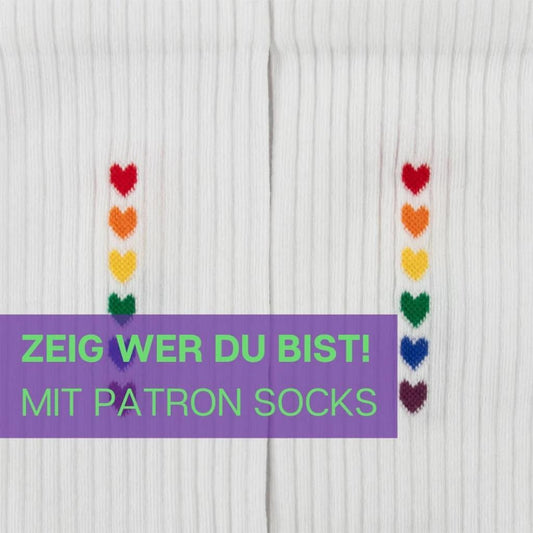 Socken Pride Herzklopfen Crew Socks