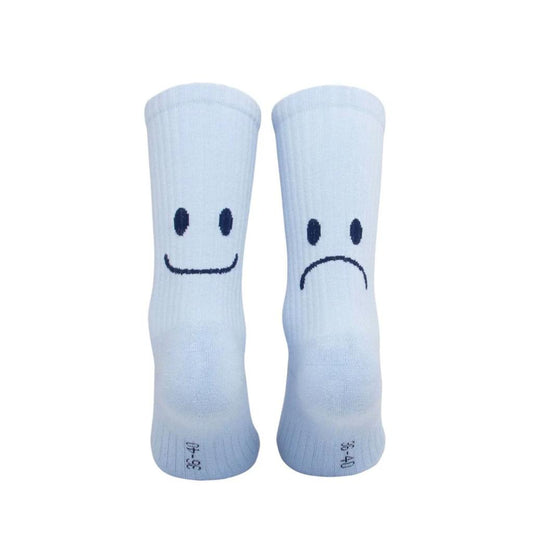 Socken Smile Hellblau Crew Socks