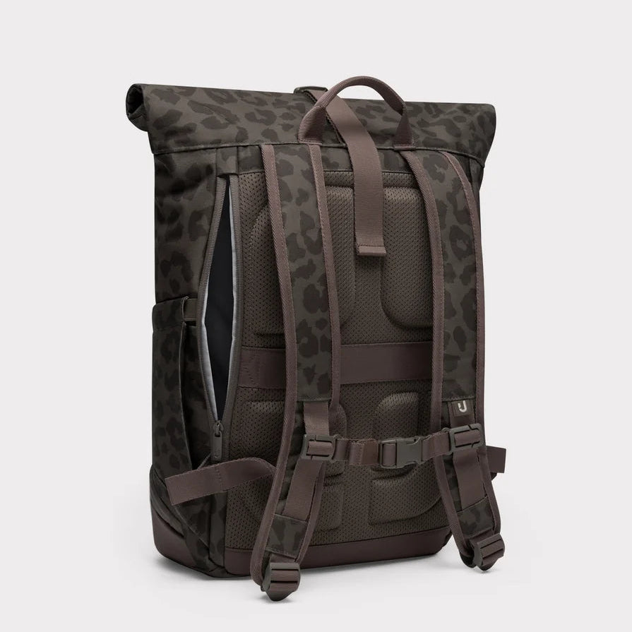 Rolltop Rucksack ALLEN MEDIUM 2.0 brown leo
