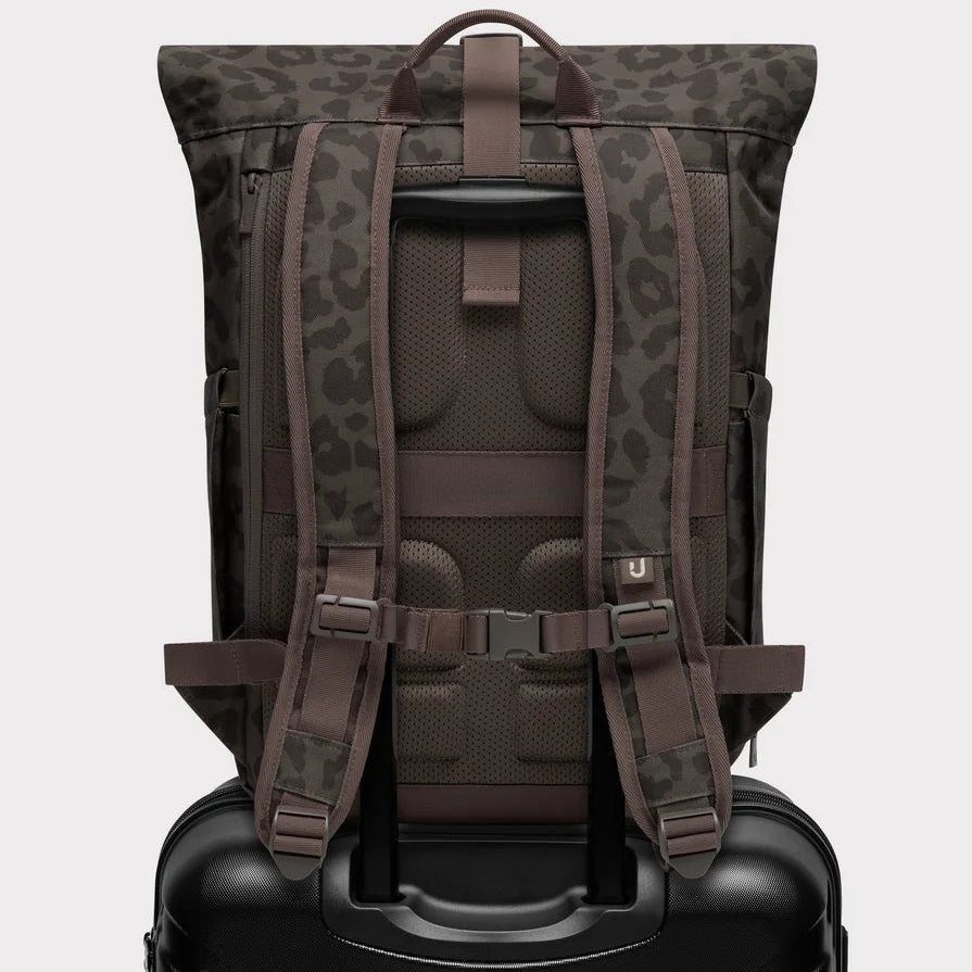 Rolltop Rucksack ALLEN MEDIUM 2.0 brown leo