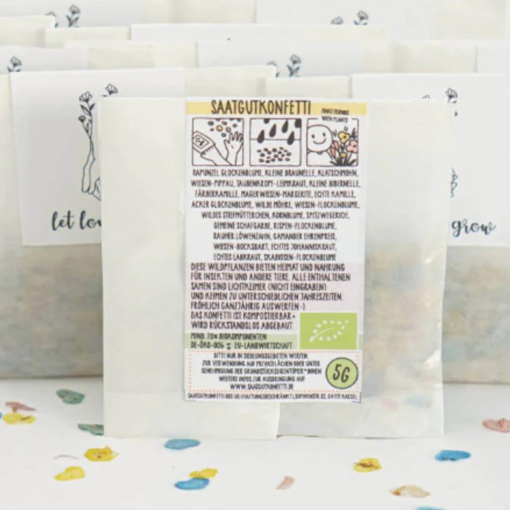 SAATGUTKONFETTI Let Love Grow