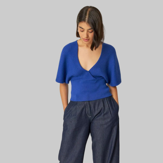 SKFK Strick-Shirt TALA indigo
