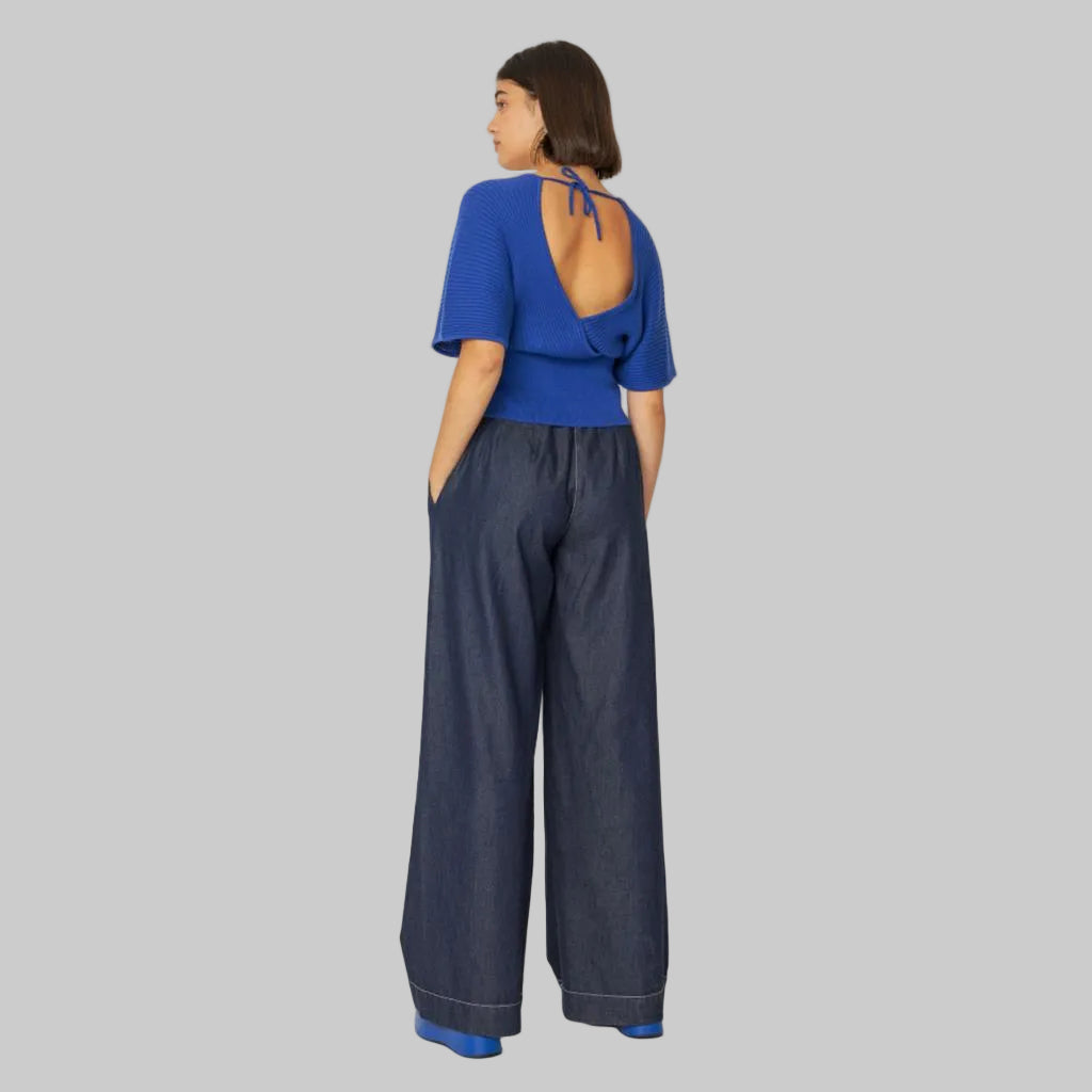 SKFK Strick-Shirt TALA indigo