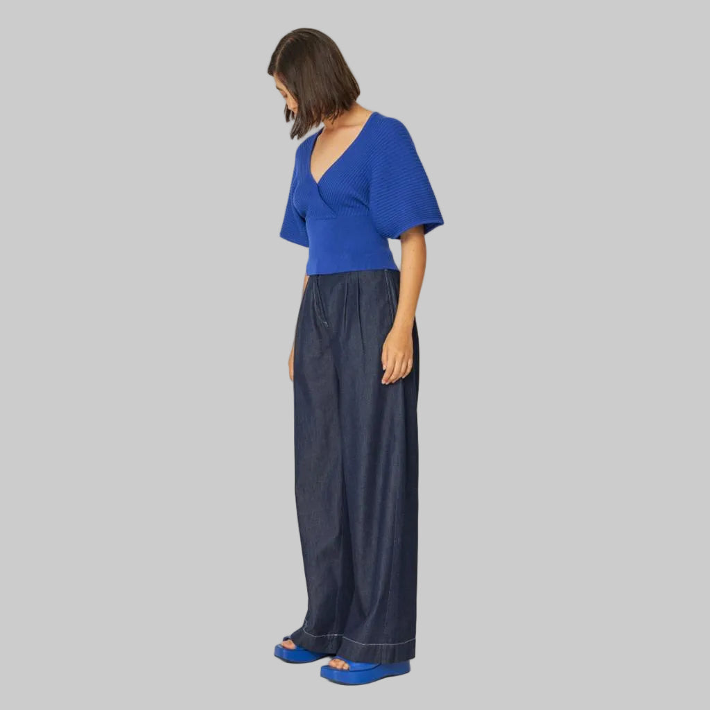 SKFK Strick-Shirt TALA indigo