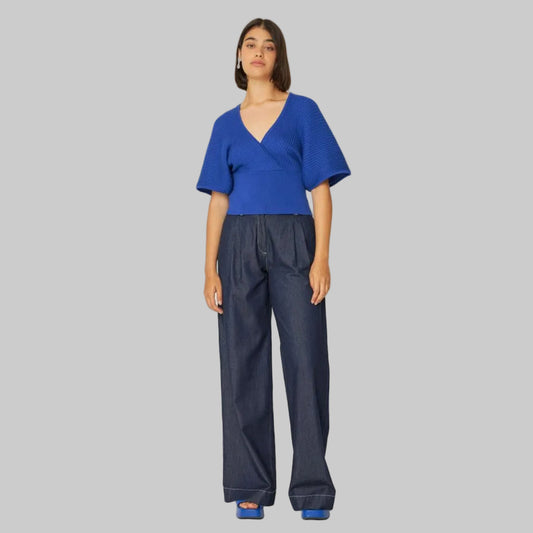 SKFK Strick-Shirt TALA indigo