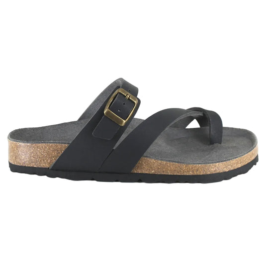 Vegetarian Shoes Toe Strap Sandal schwarz – vegane Sandalen