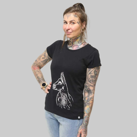 T-Shirt mit Krempelärmeln ZIEGE 7
