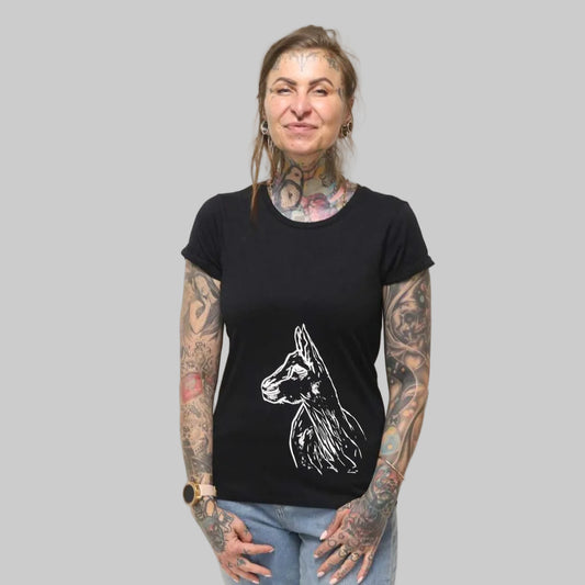 T-Shirt mit Krempelärmeln ZIEGE 7