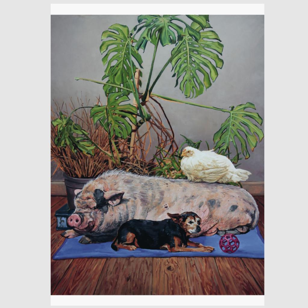 Postkarte Friends II Illustration
