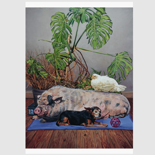 Postkarte Friends II Illustration