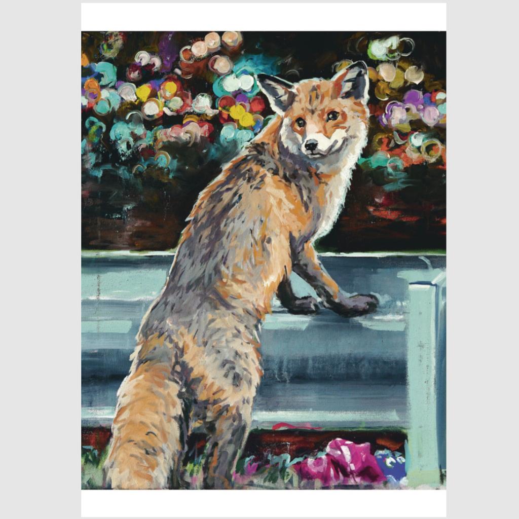 Postkarte Lichter I Illustration