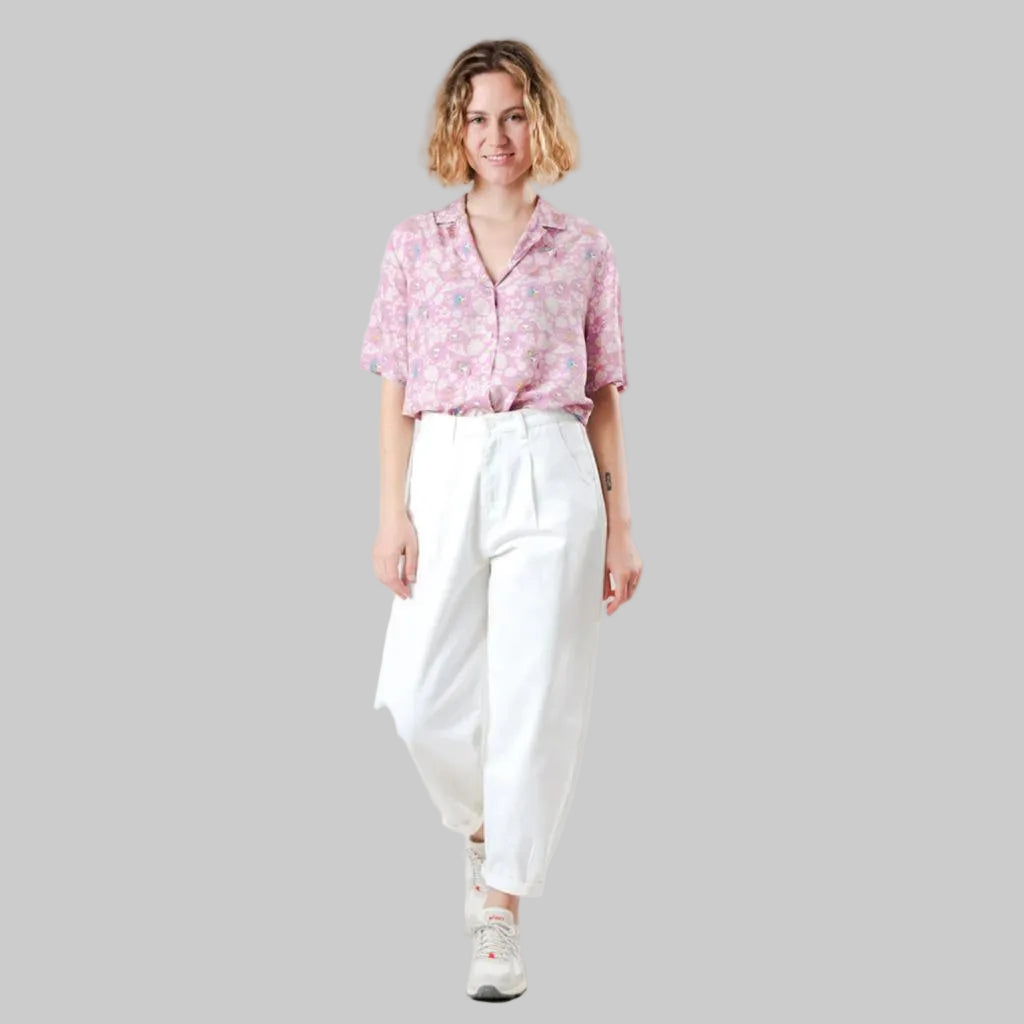 Bluse PEANUTS TROPICAL pink