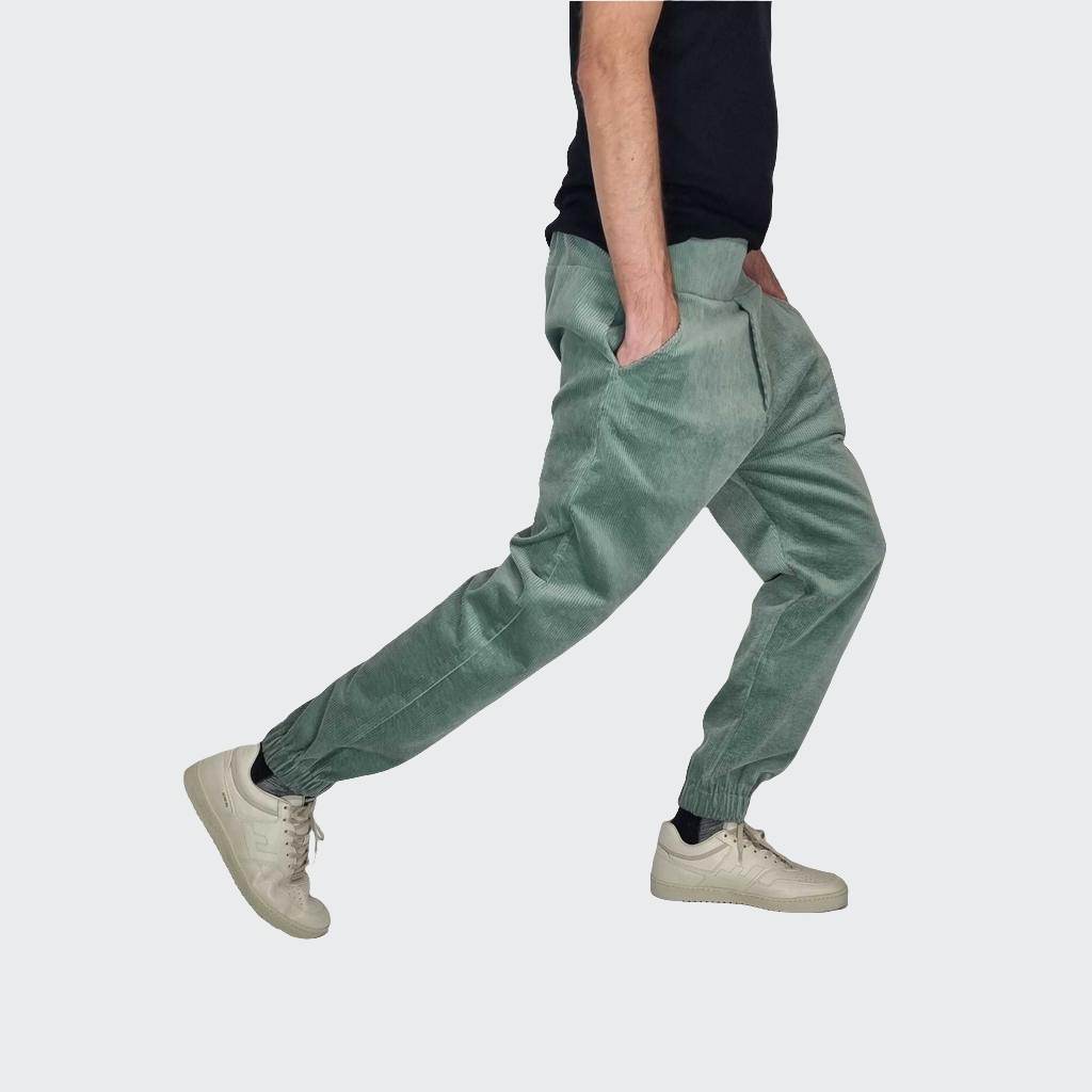 Hose BAGGY Cord mint