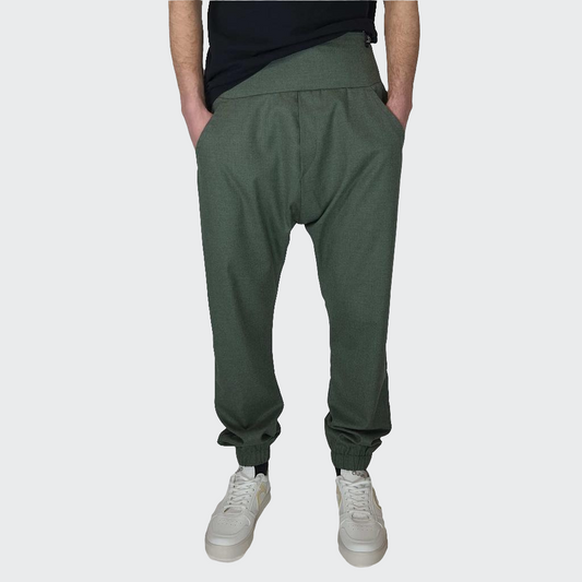 Hose BAGGY Bambusviskose oliv