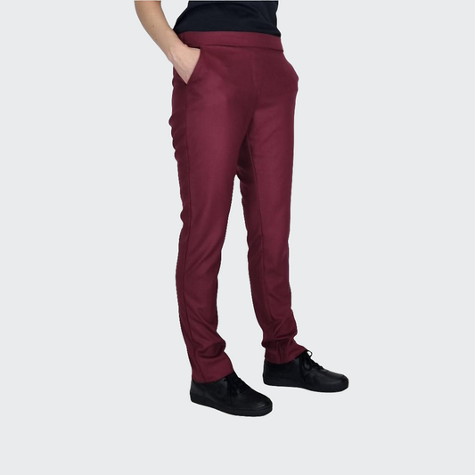 Hose SLIM Bambusviskose berry