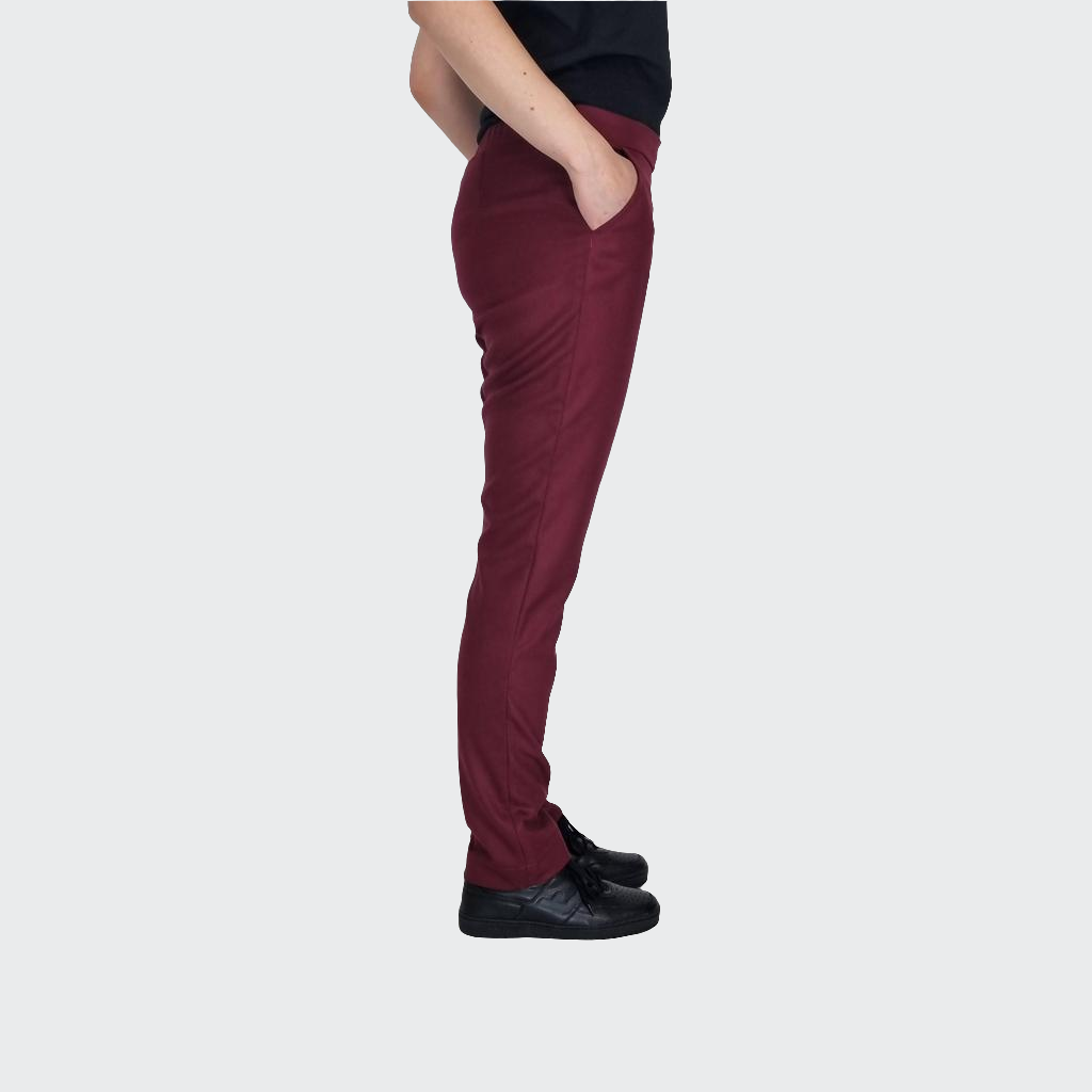 Hose SLIM Bambusviskose berry