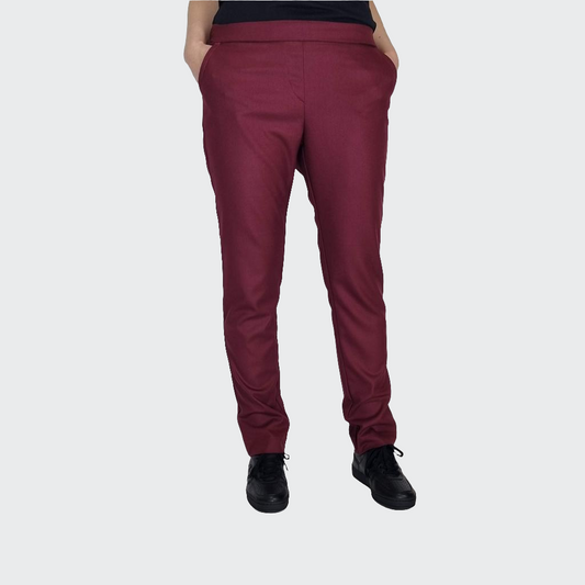 Hose SLIM Bambusviskose berry