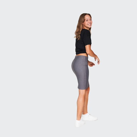 Minirock DENIM STRETCH grau