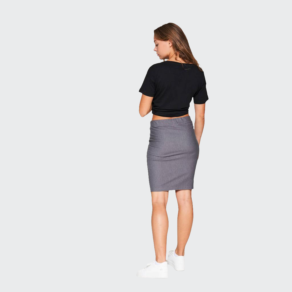 Minirock DENIM STRETCH grau
