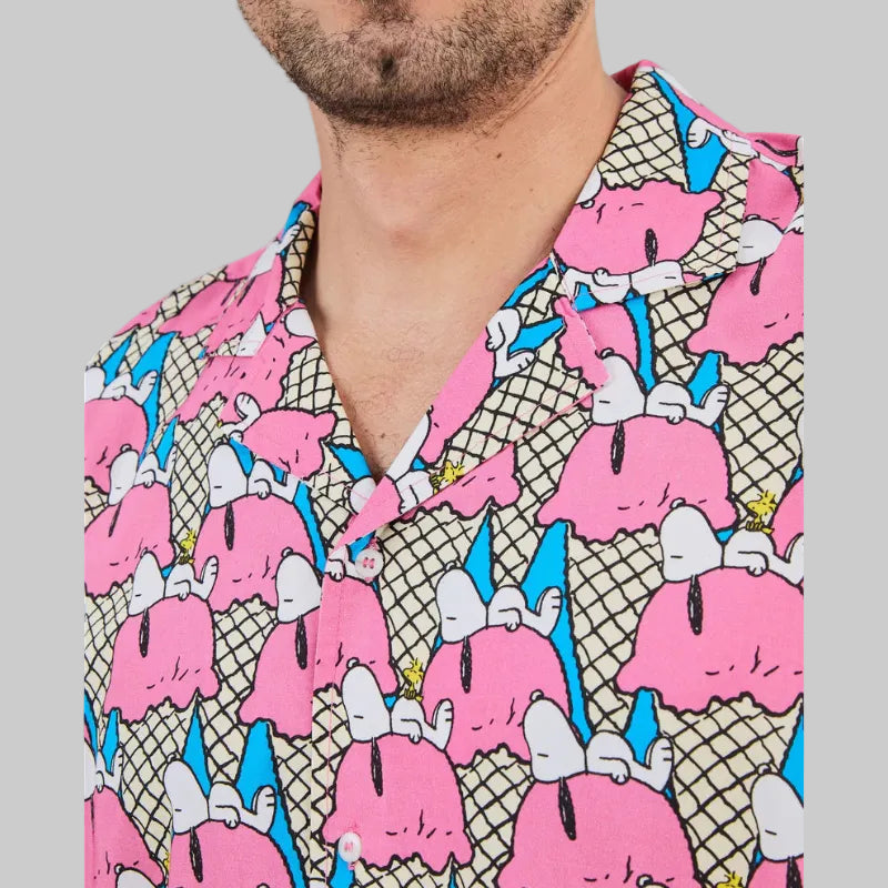 Aloha Hemd PEANUTS GELATO pink