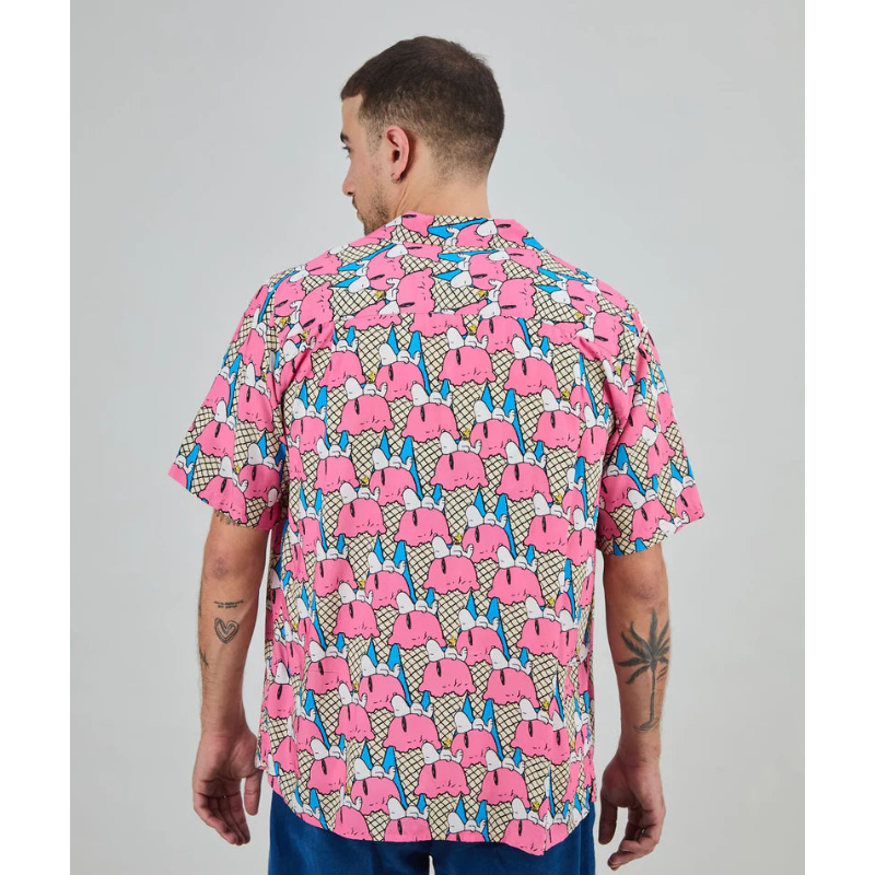 Aloha Hemd PEANUTS GELATO pink