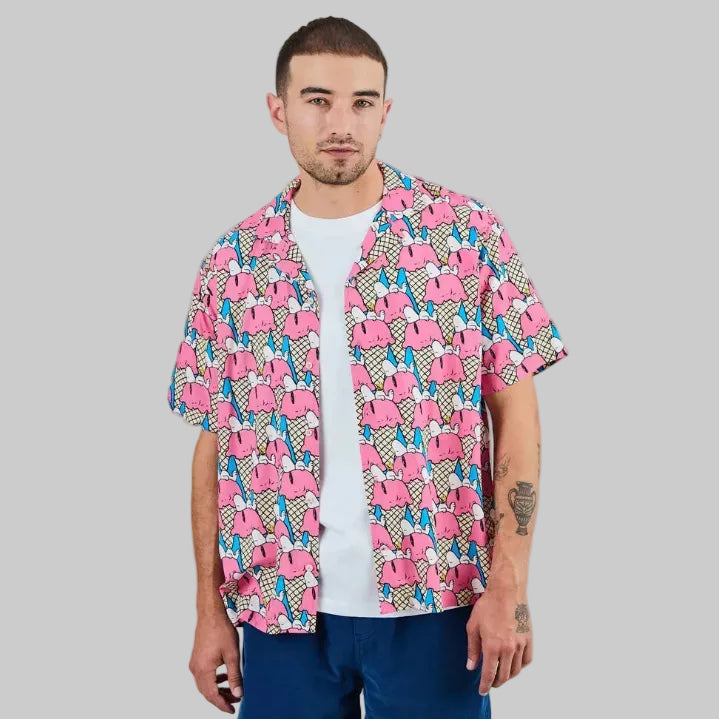 Aloha Hemd PEANUTS GELATO pink