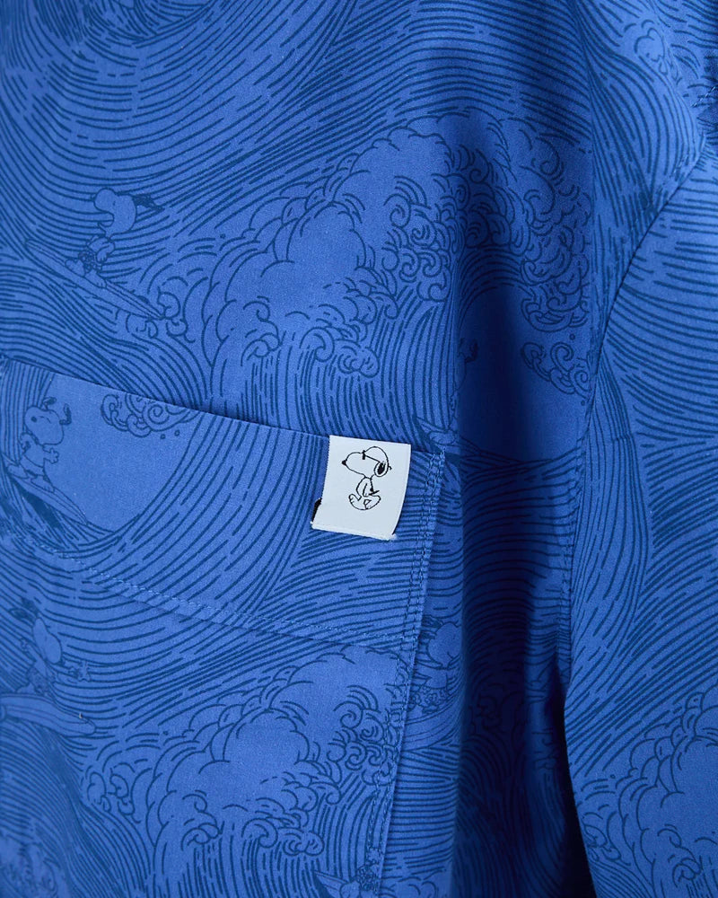 Hemd PEANUTS SURF blue