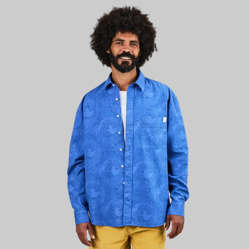 Hemd PEANUTS SURF blue