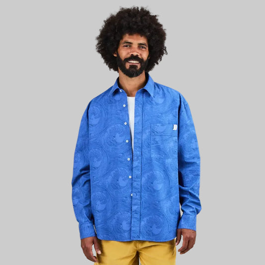 Hemd PEANUTS SURF blue