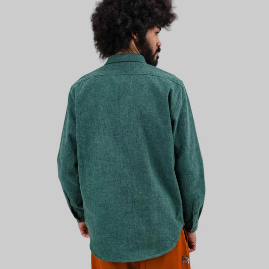 Hemd PIZZA FLANNEL green