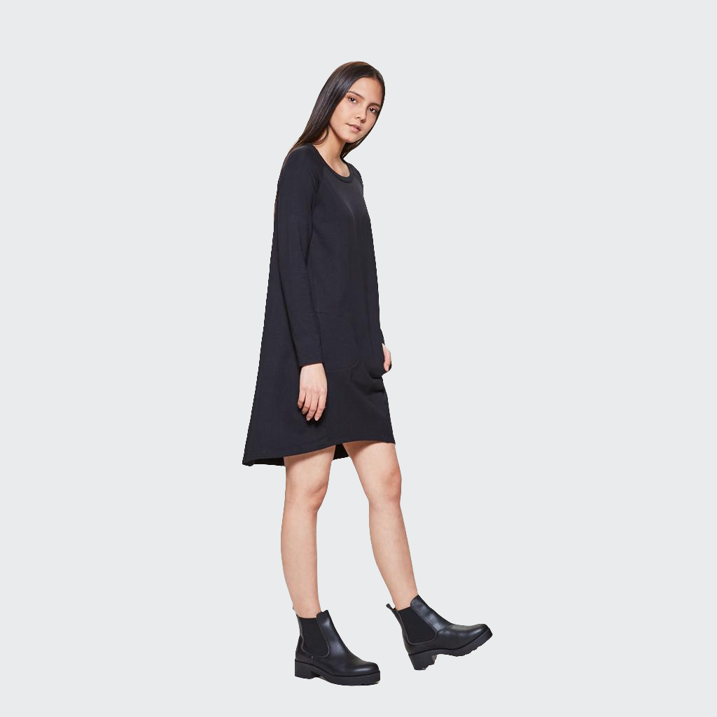 Kleid A-FORM Jersey schwarz