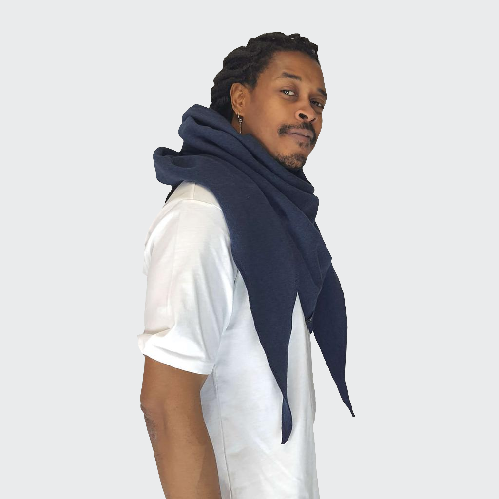 Maxituch BIO-BAUMWOLLFLEECE blau