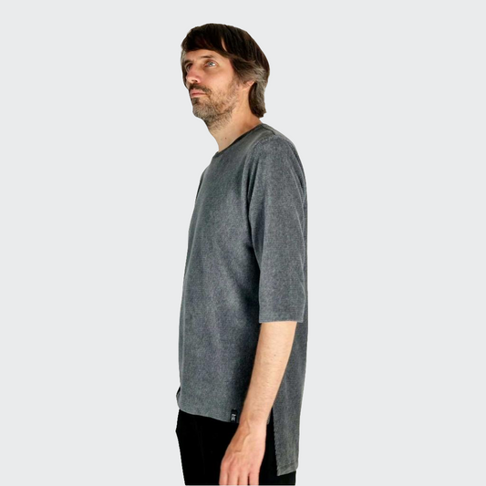 Shirt VOKUHILA Waffelnicki grau
