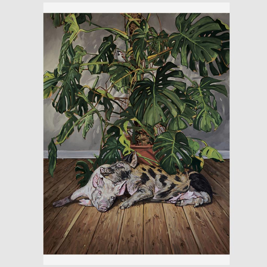 Postkarte Friends III Illustration