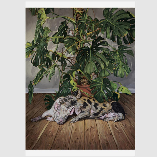 Postkarte Friends III Illustration