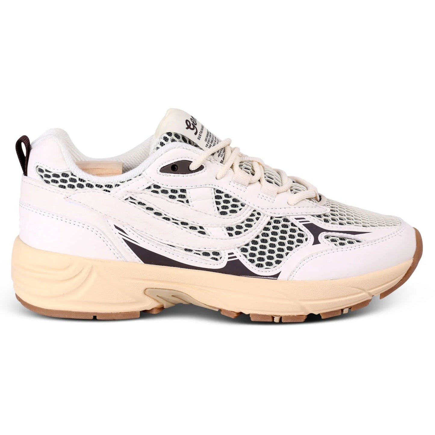 GENESIS Sneaker G-ECO ˋ99 2-TONE MESH white/brown