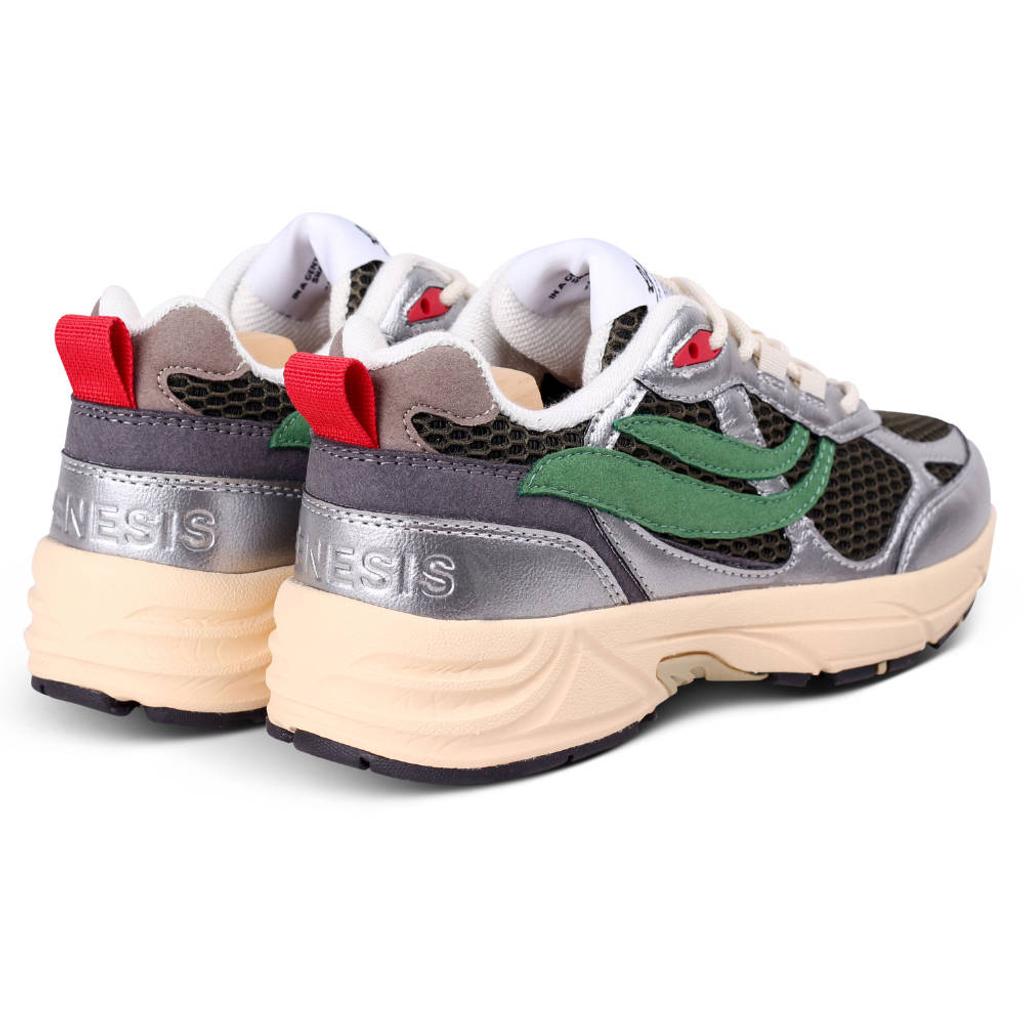 GENESIS Sneaker G-ECO 99 olive/silver