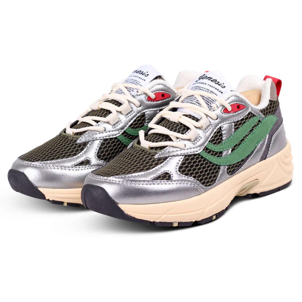 GENESIS Sneaker G-ECO 99 olive/silver