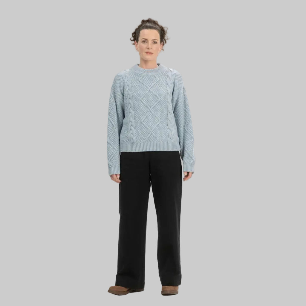 Fairer Zopfstrick Pullover von MELA