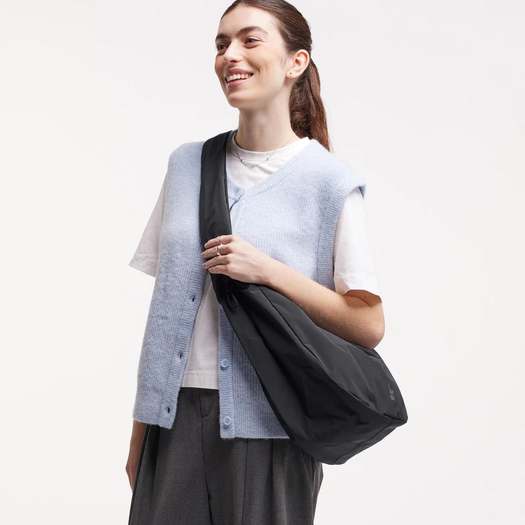 GOT BAG Tasche MOON BAG RUFFLE monochrome black