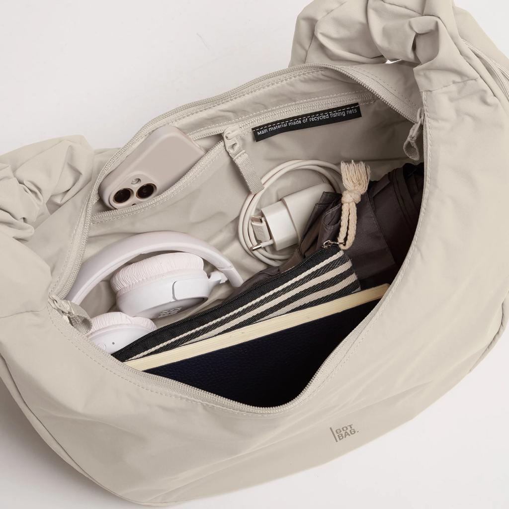GOT BAG Tasche MOON BAG RUFFLE monochrome soft shell