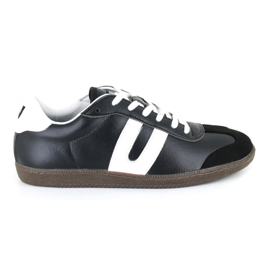 Vegetarian Shoes Sneaker Cheatah schwarz/weiß aus Vegetan Bucky – veganer Unisex-Turnschuh